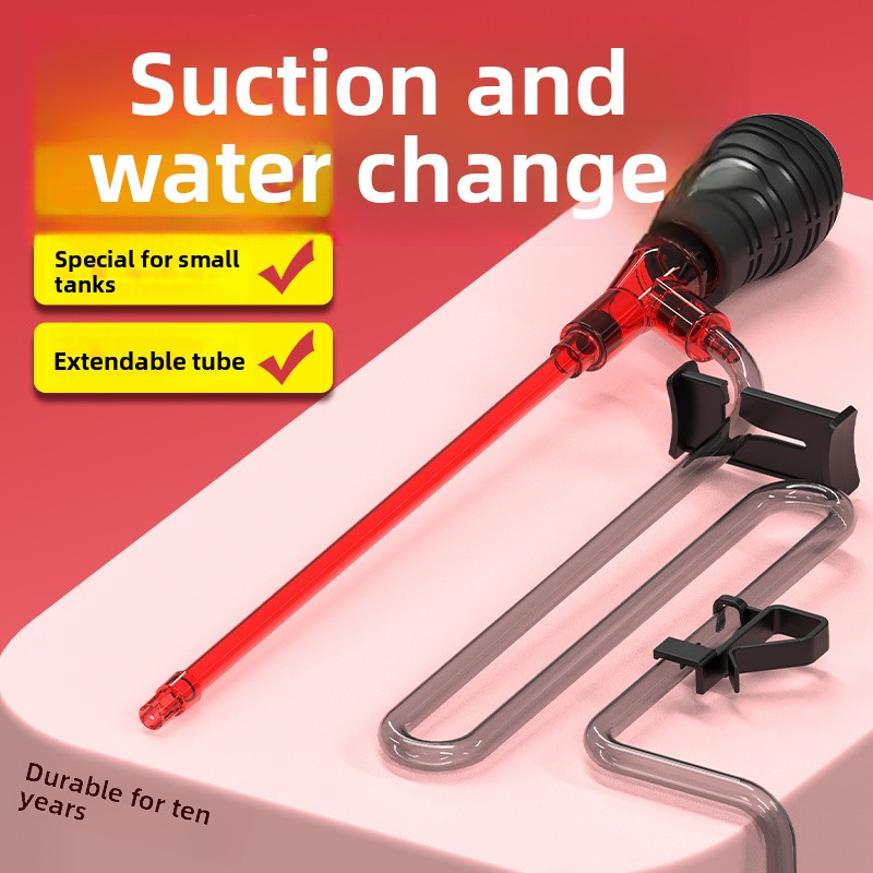 Marine Aquarium Vacuum - Manual Aquarium Siphon Vacuum Cleaner –
