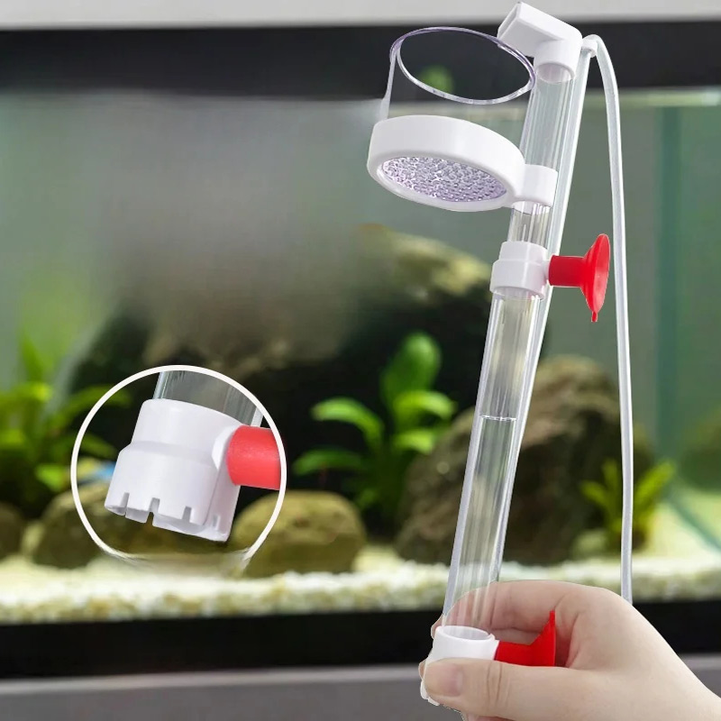 Marine Aquarium Vacuum - Fish Waste Collector Aquarium Bottom Poop