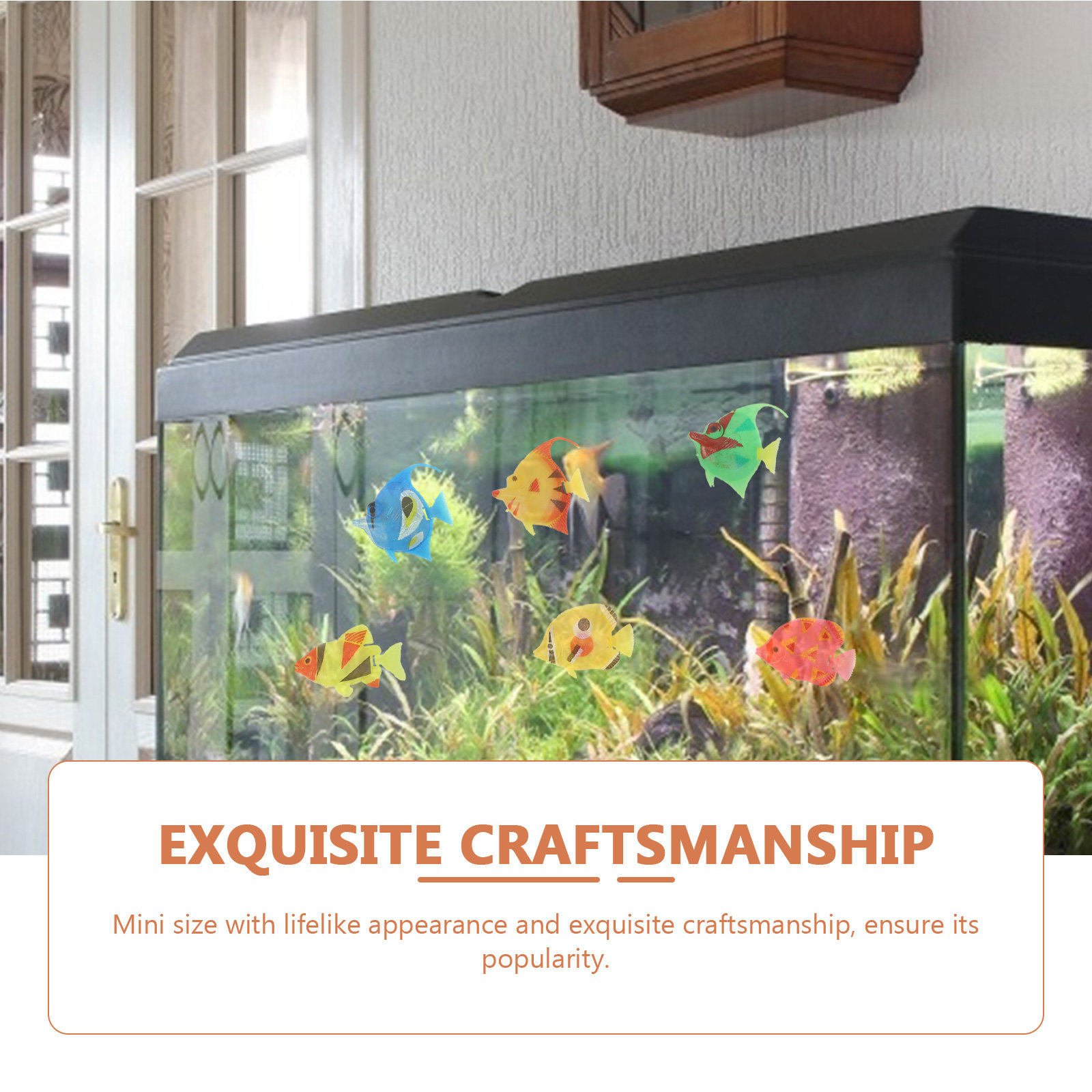 20Pcs Simulated Tropical Fish  - Aquarium Marine Color review and price