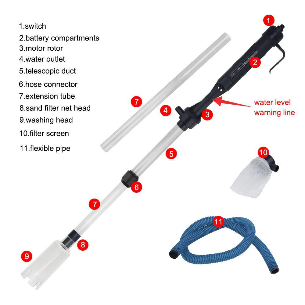 Electric Water Change Pump Gra - Marine Aquarium Vacuum review and price