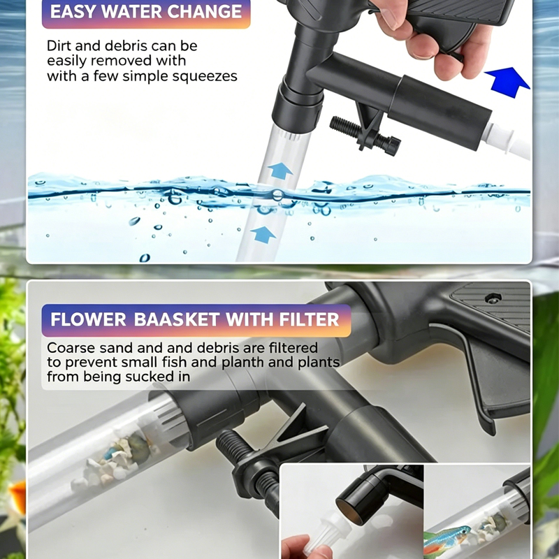 Aquarium Fish Tank Water Chang - Marine Aquarium Vacuum review and price
