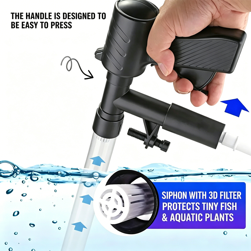 Aquarium Fish Tank Water Chang - Marine Aquarium Vacuum review and price