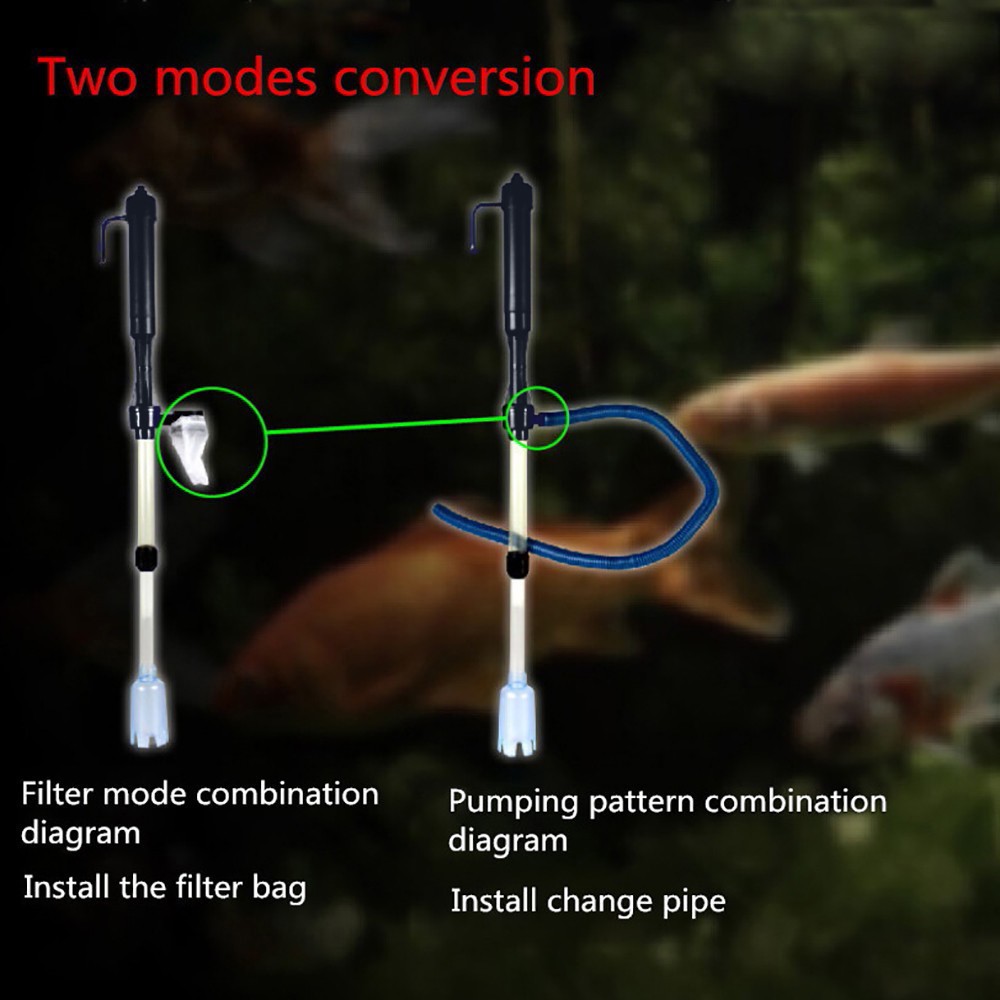 Aquarium Battery Syphon Operat - Marine Aquarium Vacuum review and price